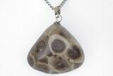 Polished Petoskey Stone (Fossil Coral) Necklaces - Michigan - Photo 2